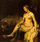 Bathsheba in her bath, also modelled by Hendrickje, Rembrandt